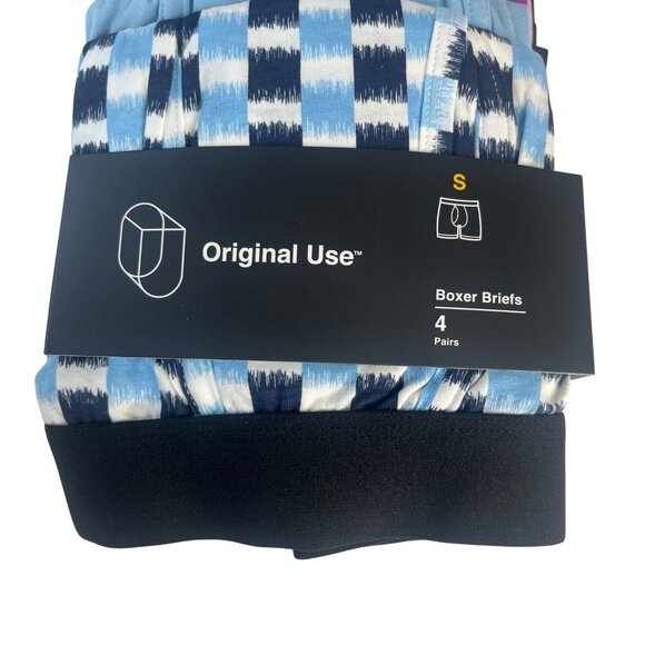 Original Use Boxer Briefs 4-Pack Mens Small Multicolor New - Picture 2 of 6